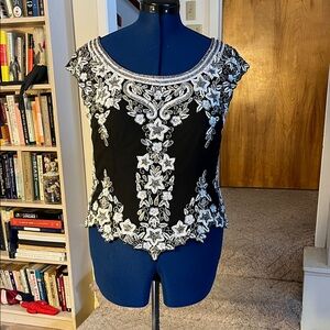 Gorgeous Mother of the Bride beaded top